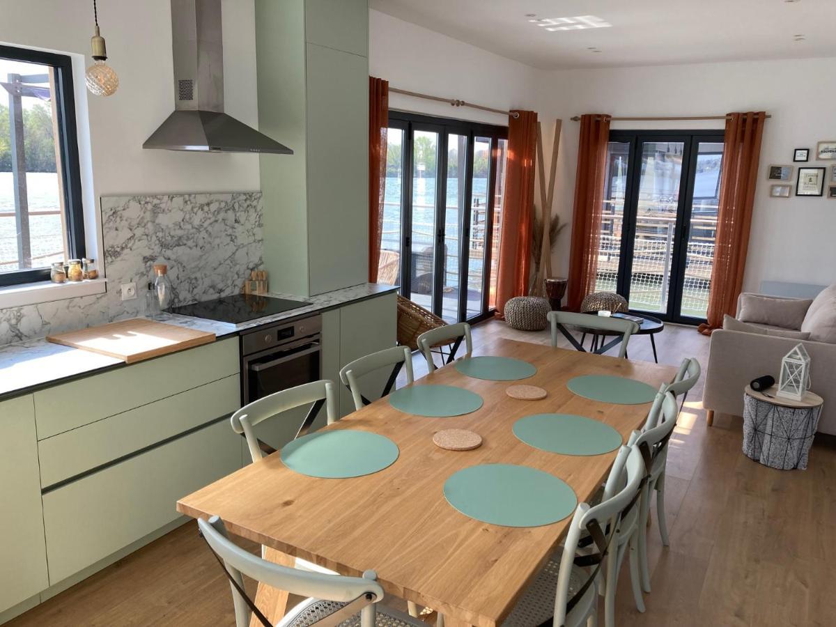 Seinehouse - Maison Flottante Vaux-Sur-Seine Dış mekan fotoğraf